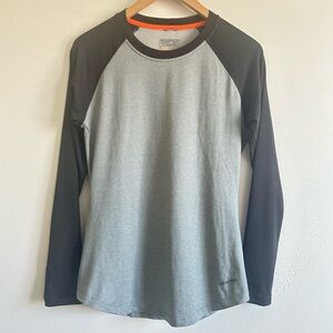 Patagonia Gray and Black Long Sleeve Top